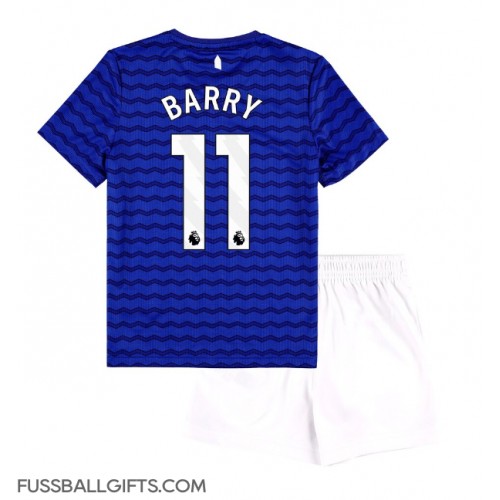 Everton Thierno Barry #11 Fußballbekleidung Heimtrikot Kinder 2025-26 Kurzarm (+ kurze hosen)